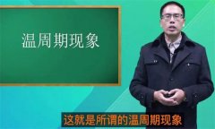 什么是溫周期現(xiàn)象？溫周期現(xiàn)象名詞解釋